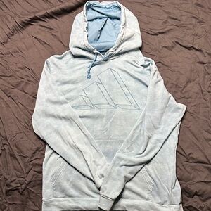 Adidas Light Blue Men's Hoodie